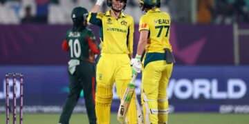 Alyssa Healy has hit successive 100s for the 2nd time in World Cup history