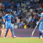 Rodrigues and Kaur added 167 runs for India