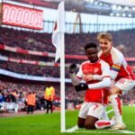 Bukayo Saka has completed 200 Premier League matches