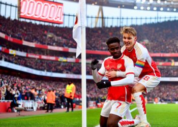 Bukayo Saka has completed 200 Premier League matches