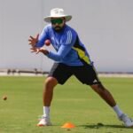 Rohit Sharma Trains at Shivaji Park Ahead of Australia Tour