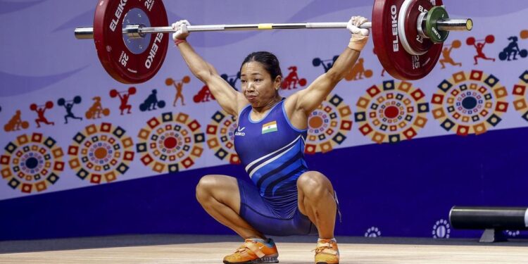Mirabai Chanu Strikes Silver at Worlds with a 199 kg Total