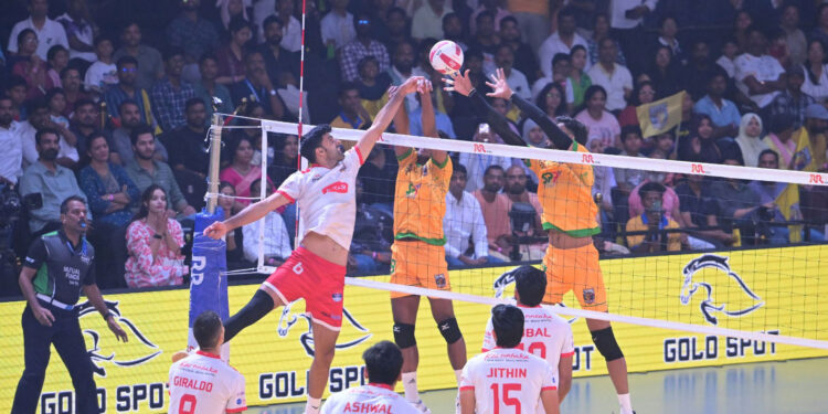 Kolkata Thunderbolts Dismantle Chennai Blitz in Straight Sets, Claim a Thunderous Victory