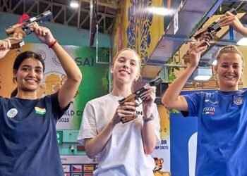 India Tops Medals Tally at ISSF Junior World Cup