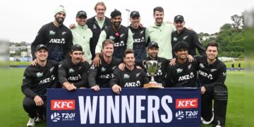 New Zealand Clinches T20 Series with Commanding Eight-Wicket Win Over West Indies