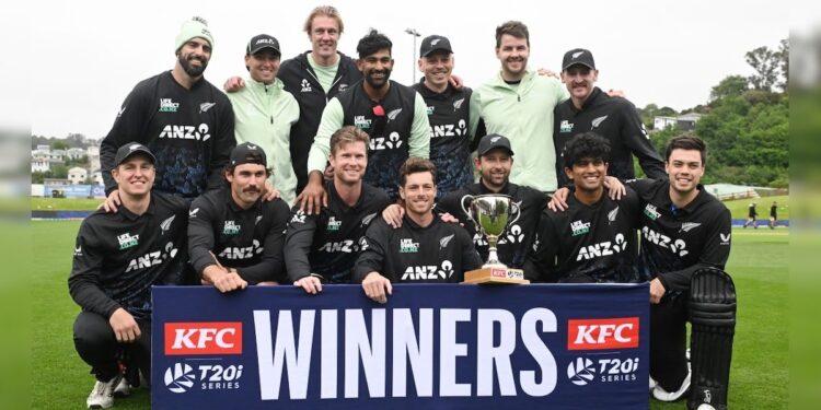 New Zealand Clinches T20 Series with Commanding Eight-Wicket Win Over West Indies