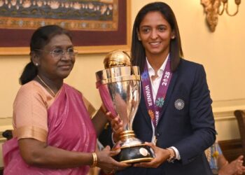 India Women World Cup Champions Honoured by President