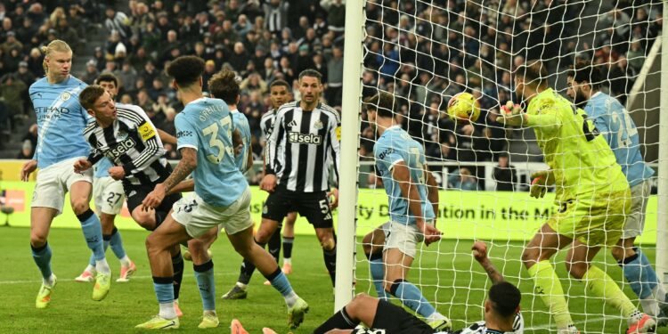 Manchester City were beaten 2-1 by Newcastle United