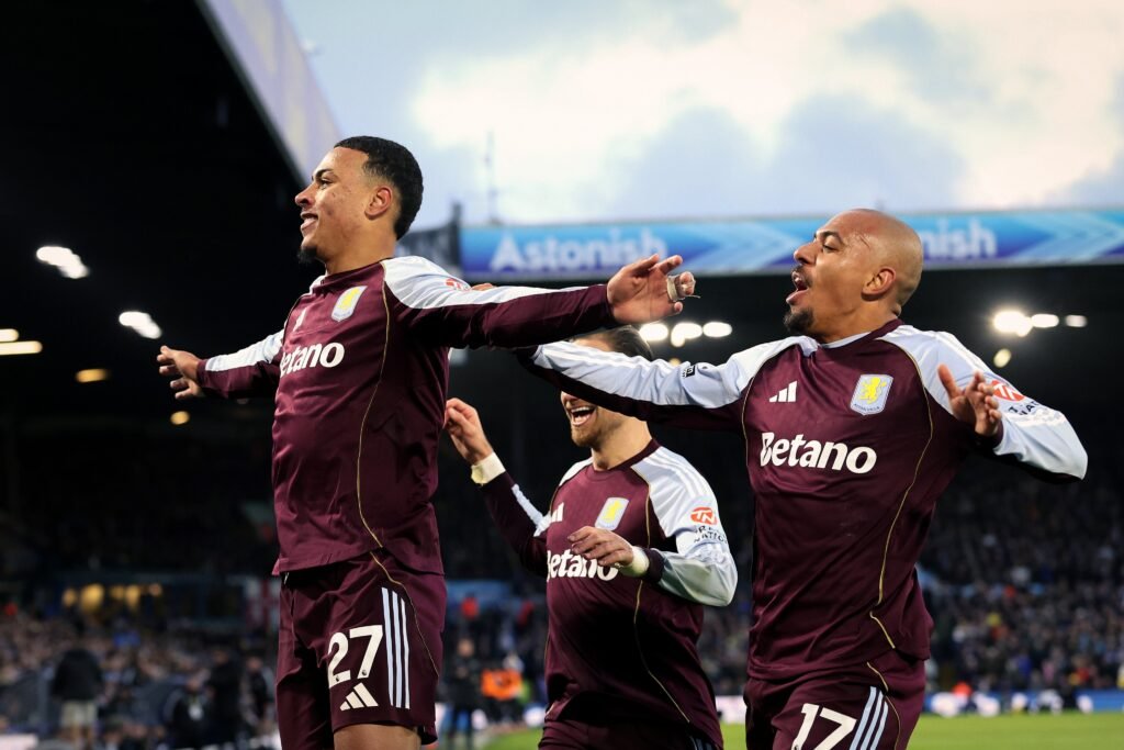 Villa are 2nd in Europa League this season