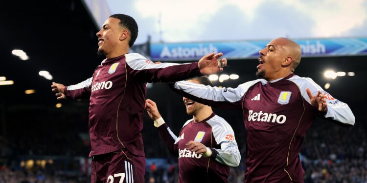 Villa are 2nd in Europa League this season