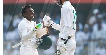 Muthusamy’s Ton, Jansen’s 93 Lift South Africa to Dominant 489 in Guwahati
