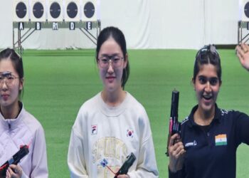 Esha Singh Clinches Her Maiden Individual World Championship Medal with Bronze in Women’s 25 m Pistol