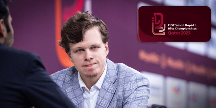 Artemiev Stuns Carlsen To Share Lead With Niemann At World Rapid Championship