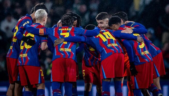 Barcelona Avoid Upset, Defeat Racing Santander to Reach Copa del Rey Quarterfinals