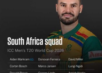 South Africa Announce Squad For ICC Men’s T20 World Cup With Rabada, Nortje And De Kock Included