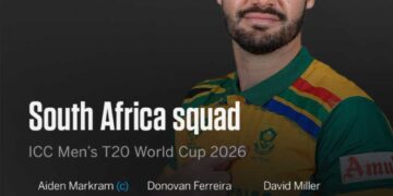 South Africa Announce Squad For ICC Men’s T20 World Cup With Rabada, Nortje And De Kock Included
