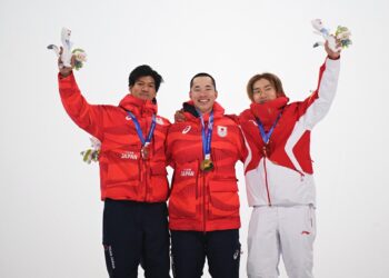 Golden debut for Kimura Kira in Olympic snowboard big air