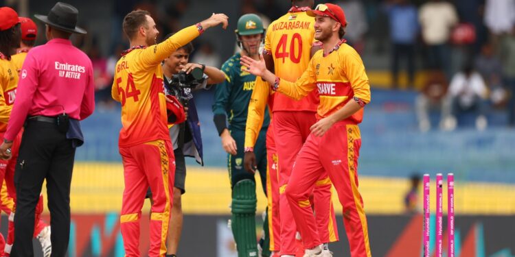 ICC Men’s T20 World Cup: Zimbabwe Shock Australia by 23 Runs in Colombo Thriller