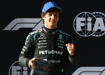 Antonelli takes record pole in China as Mercedes dominate