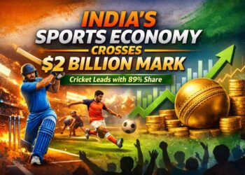 India’s Sports Economy Surges Past $2 Billion Mark, Cricket Tightens Grip with 89% Share
