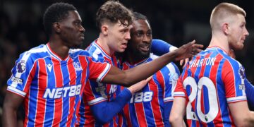 Sarr strikes twice as Palace reach quarters