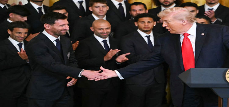 Messi Meets Trump After Miami Triumph