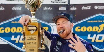 Reddick conquers Darlington despite setbacks, secures fourth NASCAR win of season