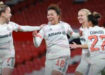 Bayern Edge Manchester United in Thriller; Barcelona, Arsenal Take Control in UWCL Quarterfinal First Legs
