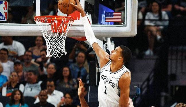 NBA Roundup: Wembanyama’s Record Night Leads Spurs Win