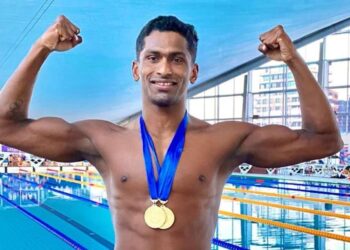 Sajan Prakash Clocks CWG Mark, Wins Silver in Singapore