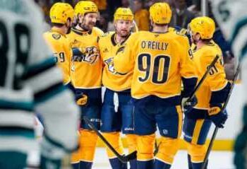 Nashville Predators Explode for Five First-Period Goals to Defeat San Jose Sharks 6-3