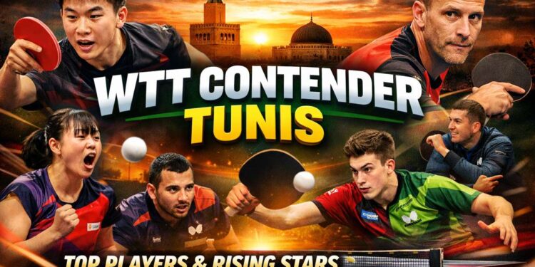 WTT Contender Tunis Begins with Strong Line-Up