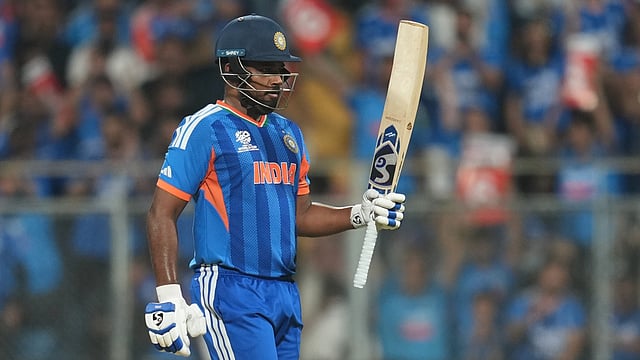 Samson Storm and Pandya Finish: India Post 253/7 Against England in T20 World Cup Semi-Final