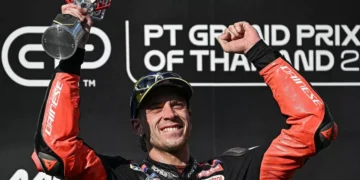 Bezzecchi Bounces Back with Thailand GP Triumph
