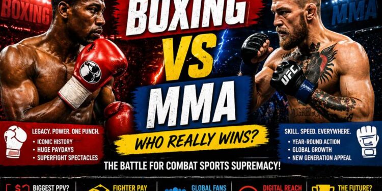 Boxing vs MMA: The Billion-Dollar Battle for Combat Sports Supremacy