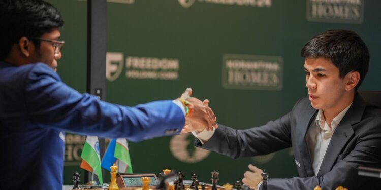 Praggnanandhaa slips against Sindarov; Vaishali, Divya hold steady with draws in Candidates Round 3