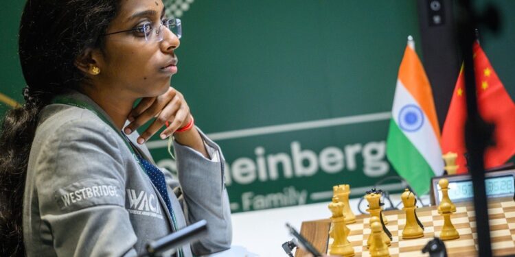 Vaishali Wins Big, Pragg Draws Caruana As Sindarov Retains Top Spot