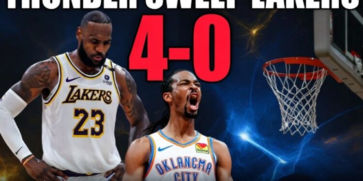 Oklahoma City Thunder Complete Dominant 4-0 Sweep of Lakers, Remain Undefeated in Playoffs