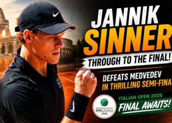 Jannik Sinner Battles Past Daniil Medvedev To Reach 2026 Italian Open Final