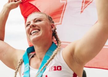 Axelina Johansson Smashes Big Ten Record To Win Shot Put Gold