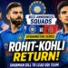 Rohit Sharma, Virat Kohli Return As BCCI Names India Squads For Afghanistan Series
