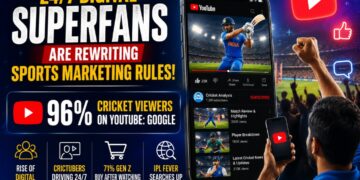 24/7 Digital ‘Superfans’ Are Rewriting Sports Marketing Rules; 96% Cricket Viewers on YouTube: Google