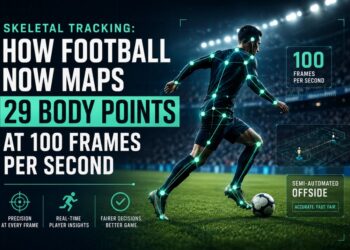 Skeletal Tracking: How Football Now Maps 29 Body Points at 100 Frames Per Second