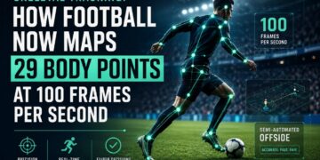 Skeletal Tracking: How Football Now Maps 29 Body Points at 100 Frames Per Second