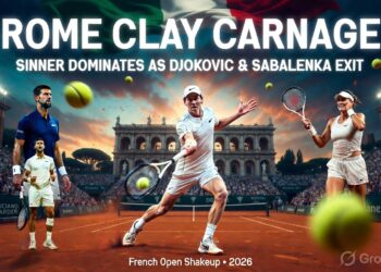 Rome Clay Carnage: Sinner’s Mastery Amid Star Exits Signals French Open Shakeup