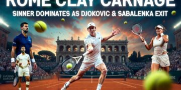 Rome Clay Carnage: Sinner’s Mastery Amid Star Exits Signals French Open Shakeup