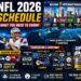 NFL 2026 Schedule Unveiled: Record International Games, Christmas Triple-Header & Super Bowl Rematch