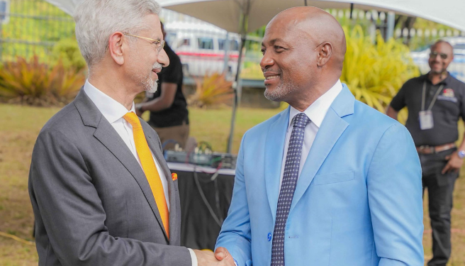 EAM Jaishankar Meets Cricket Legend Brian Lara During Trinidad and Tobago Visit