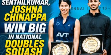 Velavan Senthilkumar, Joshna Chinappa Dominate National Doubles Squash Championships