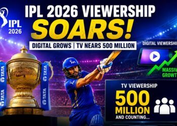 IPL 2026 Viewership Booms Across Digital Platforms, TV Audience Nears 500 Million